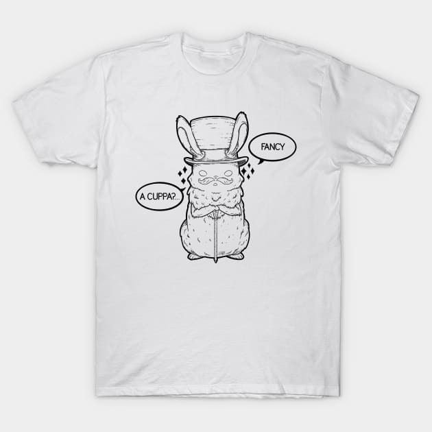 Top Hat Bunny T-Shirt by zarya_kiqo